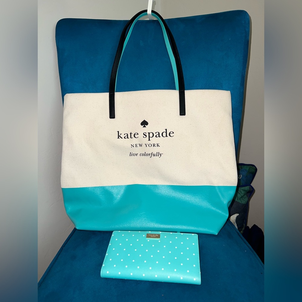 Kate Spade Tote Bag and Wallet set